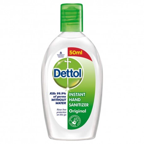 Dettol Original Germ Protection Alcohol Based Hand Sanitizer -  50ml