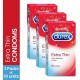 Durex Feel Thin Condoms - Pack of 3