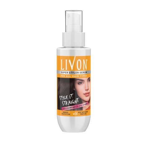 Livon Super Styler Serum For Women & Men For Hair Straightening - 100ml