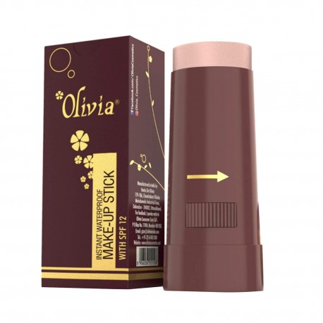 Olivia Instant Waterproof Shimmering Makeup Stick Concealer - 15gm (Pack of 2)