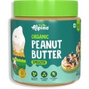 Alpino Organic Natural Peanut Butter Smooth - 400gm
