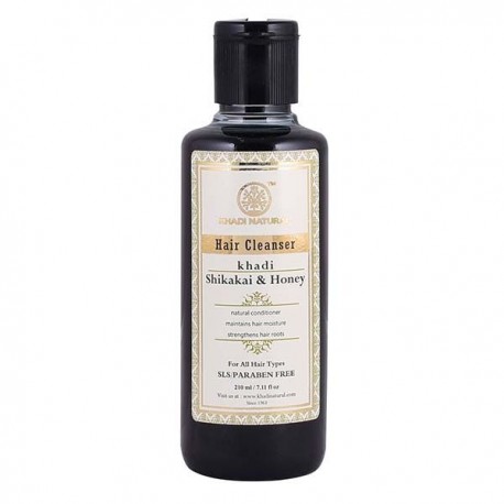 Khadi Natural Shikakai & Honey Hair Cleanser 210ml