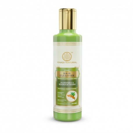 Khadi Natural Aloevera & Seabuckthorn Hair Cleanser 210ml
