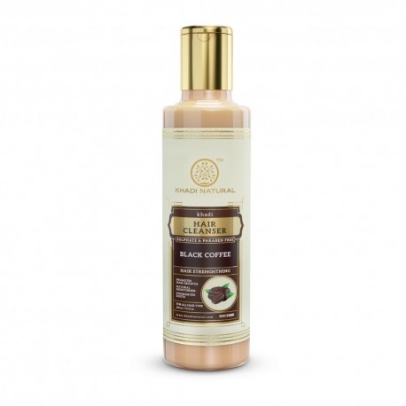 Khadi Natural Black Coffee Hair Cleanser 210ml