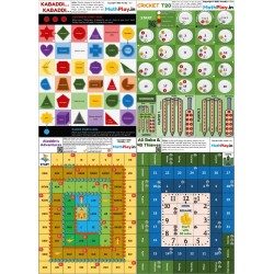 MathPlay Sports'n Tales Combo - Fun and Educational Board Game for Kids