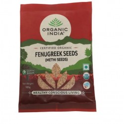 Organic India Fenugreek/Methi Seeds - 100gm