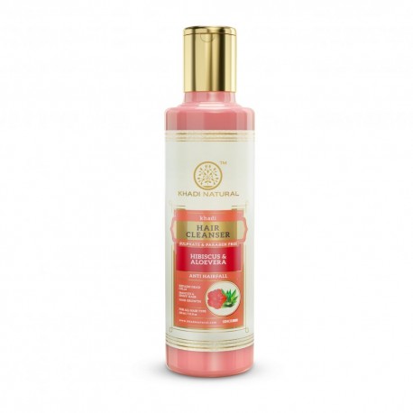 Khadi Natural Hibiscus & Aloevera Hair Cleanser 210ml