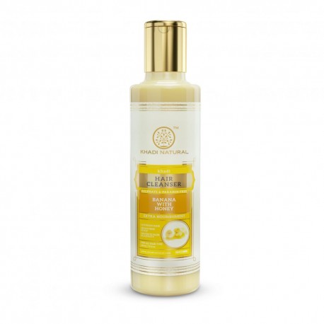Khadi Natural Banana With Honey Hair Cleanser 210ml