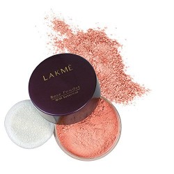 Lakme Rose Loose Face Powder with Sunscreen Warm Pink Face Makeup - 40gm
