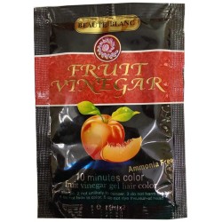 Beaute Blanc Natural Fruit Vinegar Hair Dye Pouches (Black) - 133g (Pack of 4)