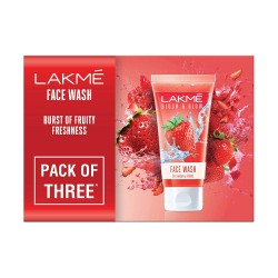 LAKMÉ Blush and Glow Strawberry Combo Face Wash With Fruit Extracts - 100gm