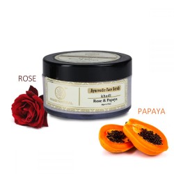 Khadi Natural Rose & Papaya Face Scrub 50gm