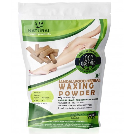 Natural Health Products Sandalwood Herbal Waxing Powder - 100gm