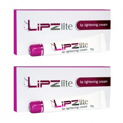 Lipzlite Lip Lightening Cream - 15gm (Pack of 2)