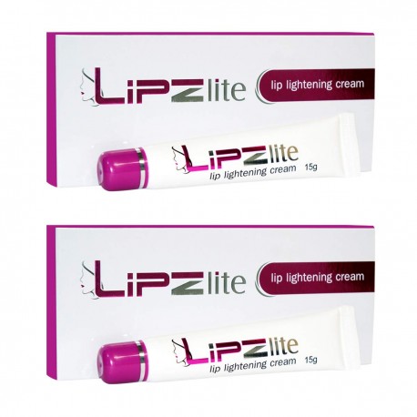 Lipzlite Lip Lightening Cream - 15gm (Pack of 2)