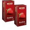 Moods Strawberry Flavour Condom (Pack of 2)