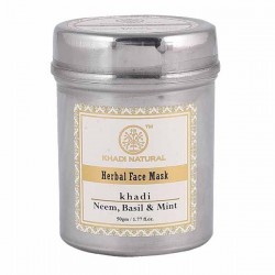 Khadi Natural Neem, Basil & Mint Face Pack(Anti Acne) 50gm