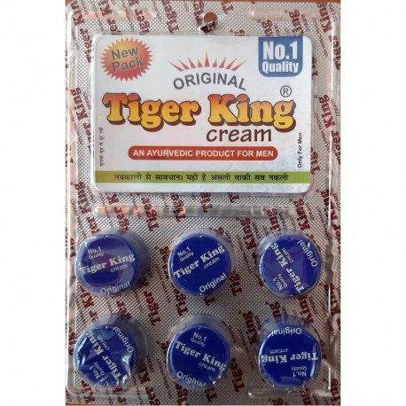 Amrit Veda Tiger King Cream (1.5gm Each)(pack of 6)