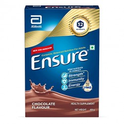 Abbott Ensure Complete, Balanced Nutrition Drink For Adults (Chocolate) -  400gm