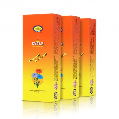 Cycle Pure Three in One Agarbatti - 202gm Each (Pack of 3)