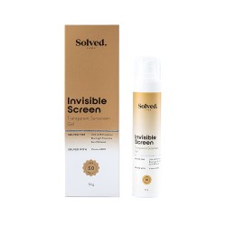 Solved Labs Invisible Screen SPF 50 PA+++ Transparent Suncreen Gel - 50gm