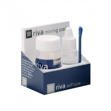 SDI Riva Self Cure Glass Ionomer GIC Cement Powder Liquid Kit