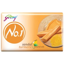 Godrej No.1 Sandal and Turmeric Soap -  150gm (Pack of 9)