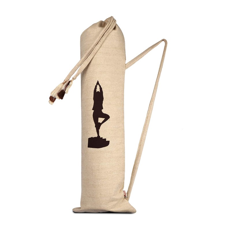 Aakrutii Embroidery Cotton Yoga mat Carry Bag Grace Basket