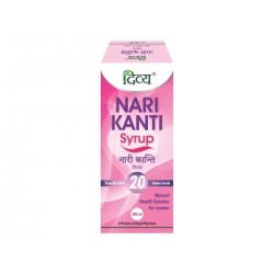 DIVYA NARI KANTI SYRUP 200ml And DIVYA NARI KANTI 3 U X 20 N 34 G