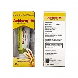 Aziderm 10% Gel 15gm Pack Of 5