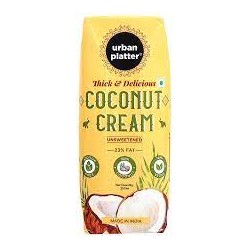 Urban Platter Unsweetened Coconut Cream 250ml