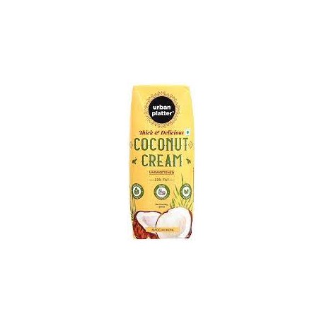 Urban Platter Unsweetened Coconut Cream 250ml