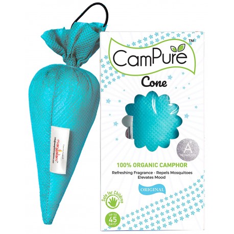 Mangalam CamPure Camphor Cone (Original) - Pack Of 4