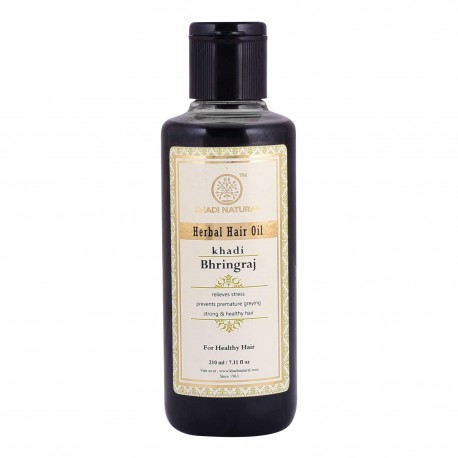 Khadi Natural Ayurvedic Bhringraj Hair Oil, 210ml