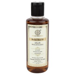 Khadi Natural Rosemary And Henna Hair Oil,  210ml