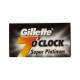 Gillette 7'O Clock Super Platinum Stainless Blade (Pack of 10)