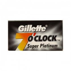 Gillette 7'O Clock Super Platinum Stainless Blade (Pack of 10)