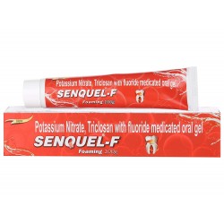 Senquel-F Foaming Medicated Oral Toothpaste - 100gm (Pack of 3)