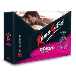 KamaSutra Dotted Condoms for Men - 20 Count