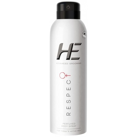 He Advanced Grooming Respect Perfumed Body Spray - 150ml (Pack of 2)
