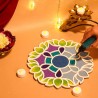Decodesk Island Rangoli Ananta Design - 11inches (Set of 2)