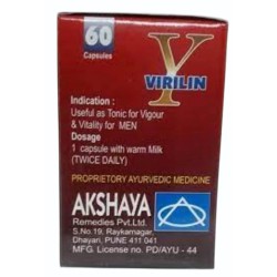 Akshaya Y Virilin Capsules (Male Fertility) 60 Capsules
