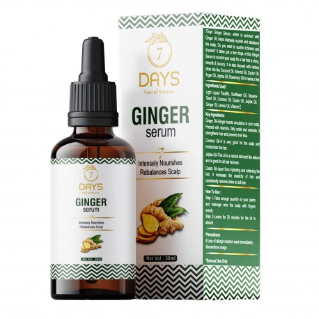 7Days Ginger Hair Growth Serum - 30ml (Pack of 2)