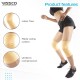 Vissco Tubular Elastic Knee Cap - Large (Beige)