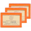 Khadi Natural Orange Soap 125g (Pack of 3)