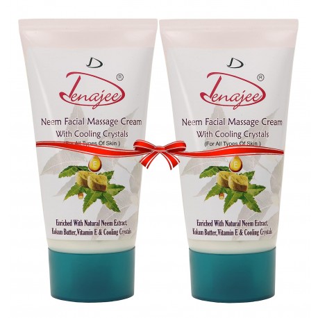 Denajee Neem Facial Massage Cream - 150gm (Pack of 2)
