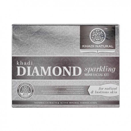 Khadi Natural Diamond Sparkling Mini Facial Kit