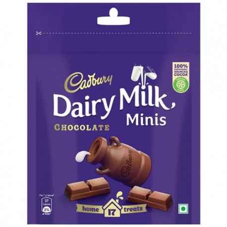 Cadbury Dairy Milk Minis - 119gm (17 pcs)